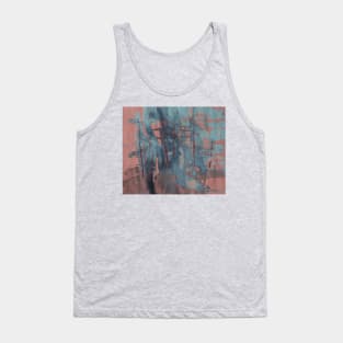 Pink-blue abstract Tank Top